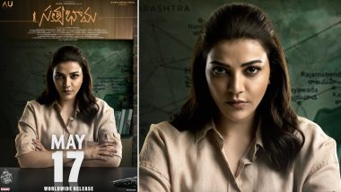 Satyabhama: Kajal Aggarwal’s Power-Packed Thriller Arrives in Theatres on May 17 (View Poster)