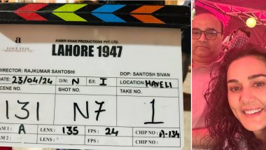 Lahore 1947: Preity Zinta Starts Shooting for Rajkumar Santoshi’s Upcoming Film (View Pics)