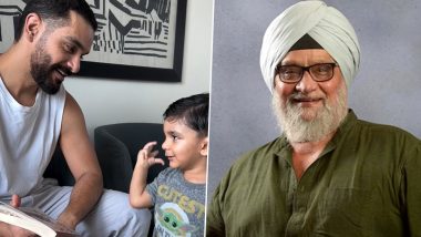 Angad Bedi Shares Heartwarming Video With Son Guriq, Remembering Father Bishan Singh Bedi