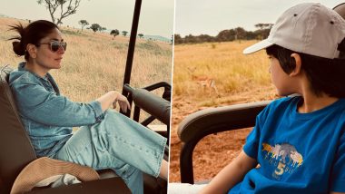 Kareena Kapoor Khan Shares Stunning Snaps From Tanzania Safari With Son Taimur; Actress Writes ‘Savannah Girl and Boy’ (View Pics)