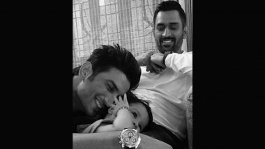 Sushant Singh Rajput Fans Get Emotional As This Heartwarming Picture of the Late Actor With MS Dhoni’s Daughter Surfaces Online