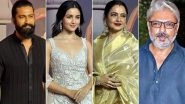 Heeramandi &ndash; The Diamond Bazaar: Rekha, Alia Bhatt, Vicky Kaushal Attend Premiere of Sanjay Leela Bhansali&rsquo;s Series (Watch Videos)