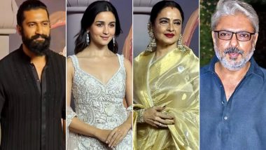 Heeramandi – The Diamond Bazaar: Rekha, Alia Bhatt, Vicky Kaushal Attend Premiere of Sanjay Leela Bhansali’s Series (Watch Videos)