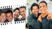 Welcome to the Jungle: Aftab Shivdasani Teams Up With Akshay Kumar for Ahmed Khan&rsquo;s Film, Shares Funny Then and Now Pics
