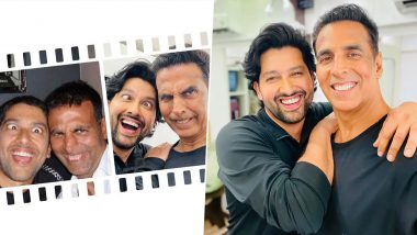 Welcome to the Jungle: Aftab Shivdasani Teams Up With Akshay Kumar for Ahmed Khan’s Film, Shares Funny Then and Now Pics