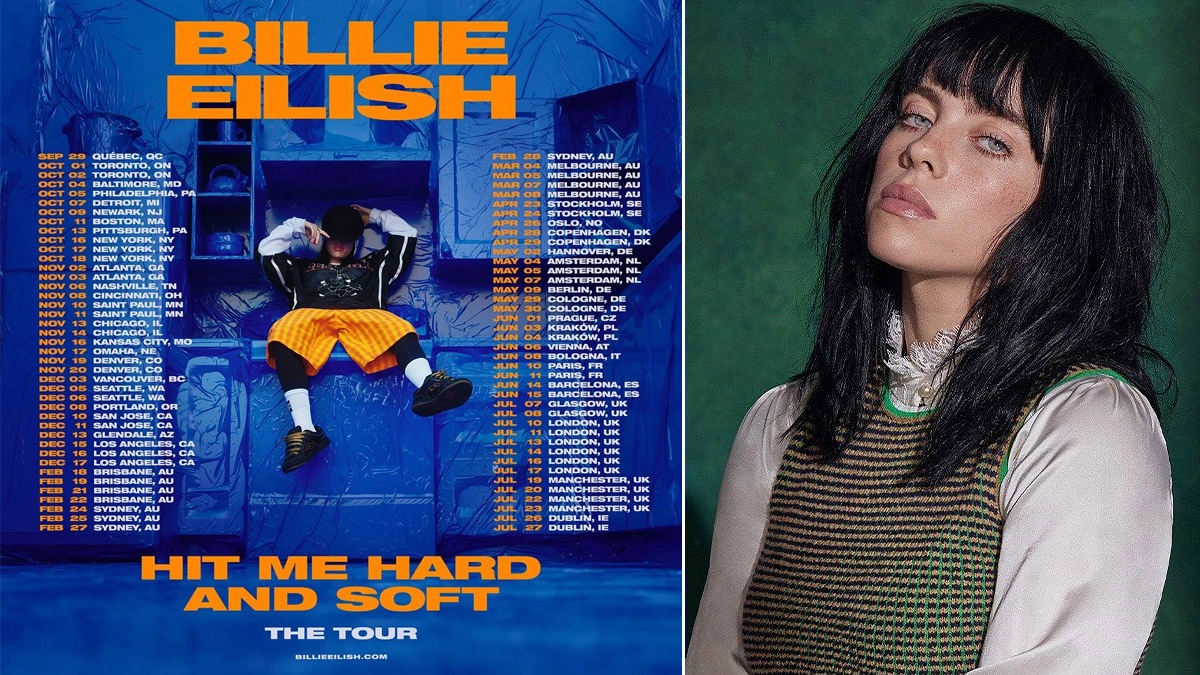 Billie Eilish Announces World Tour Dates for 'Hit Me Hard and Soft
