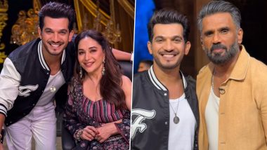 Dance Deewane 4: Arjun Bijlani Shares Behind-the-Scenes Fun With Madhuri Dixit and Suniel Shetty on Show (Watch Video)