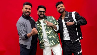 The Great Indian Kapil Show: Cricketers Rohit Sharma and Shreyas Iyer Join Kapil Sharma for Upcoming Episode (View Pic)