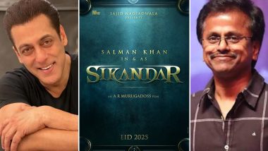 Sikandar: Salman Khan Announces His New Film With AR Murugadoss (View Poster)