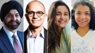 Ajay Banga, Satya Nadella, Alia Bhatt, and Sakshi Malik Among TIME Magazine&rsquo;s 100 Most Influential People List for 2024