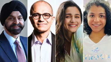 Ajay Banga, Satya Nadella, Alia Bhatt, and Sakshi Malik Among TIME Magazine’s 100 Most Influential People List for 2024