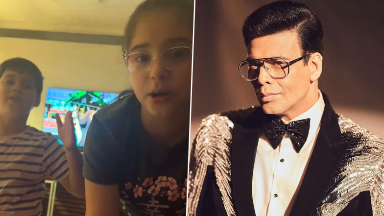 Karan Johar Melts Hearts with Yash and Roohi's Adorable Beatboxing Video