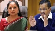 Delhi Excise Policy Scam: Court Extends Judicial Custody of Arvind Kejriwal, BRS Leader K Kavitha in Excise Case Till May 7
