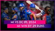 MI vs DC IPL 2024 Stat Highlights: Romario Shepherd Stars As Mumbai Indians Start Mumbai Indians' First Victory