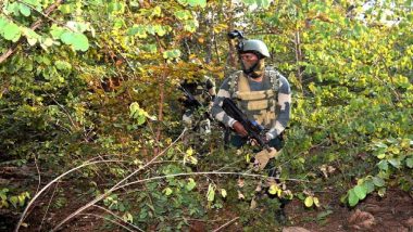 Chhattisgarh Encounter Update: 29 Naxals Killed in Gunfight With Security Personnel in Kanker, Arms and Ammunition Recovered (Watch Video)