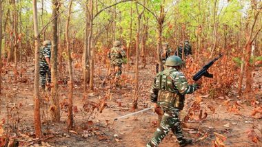 Chhattisgarh Encounter: 10 Maoists Killed in Gunfight in Narayanpur-Kanker Border; Weapons Recovered (Watch Video)