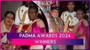 Padma Awards 2024 Winners: Venkaiah Naidu, Mithun Chakraborty, Usha Uthup & Others Conferred With Prestigious Award By President Droupadi Murmu