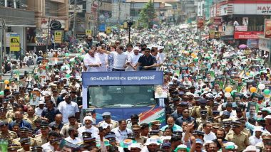 ‘This Election Is a Fight for Soul of India,’ Says Rahul Gandhi After Filing Nomination From Wayanad Lok Sabha Constituency (Watch Video)