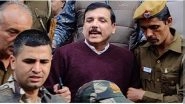 AAP Leader Sanjay Singh Makes Big Claims, Says 'Delhi Liquor Scam Big Conspiracy by BJP' (Watch Video)
