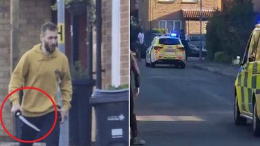 London Mass Stabbing: UK Police Say Man with Sword Under Arrest After Attacking People in East London (Watch Videos)