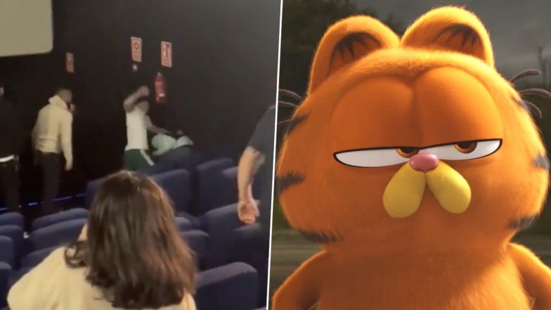 Estalla una pelea entre cinéfilos en el estreno de Garfield en León, España, por comportamiento disruptivo, y el video se vuelve viral – VER