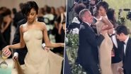 Met Gala 2024: Tyla Gets Lifted Up the Red Carpet Steps in Her Form-Fitting Sand Dress! (Watch Video)