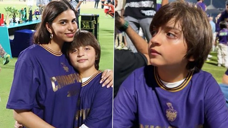 Shah Rukh Khan’s Son AbRam Turns 11; Suhana Khan Shares Adorable Birthday Wish for Brother After KKR Wins IPL 2024