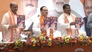 Odisha Assembly Elections 2024: BJP Chief JP Nadda Releases Party&rsquo;s Manifesto Ahead of State Polls (Watch Video)