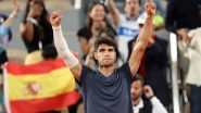 Carlos Alcaraz Triumphs Over Felix Auger-Aliassime in French Open 2024 Fourth Round, Sets Up Quarterfinal Clash With Stefanos Tsitsipas