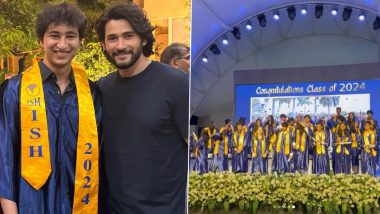 Mahesh Babu's Son Gautham Ghattamaneni Graduates; 'Proud Father' Shares Glimpses From Graduation Ceremony On Insta (View Pics & Videos)