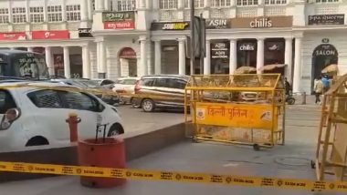 Bomb Scare in Delhi After Unattended Bag Found in Connaught Place, Area Cordoned Off (Watch Video)