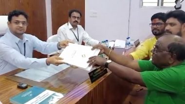 Lok Sabha Elections 2024: Another JMM MLA Lobin Hembrom Files Nomination As Independent Candidate From Rajmahal Parliamentary Seat (Watch Video)