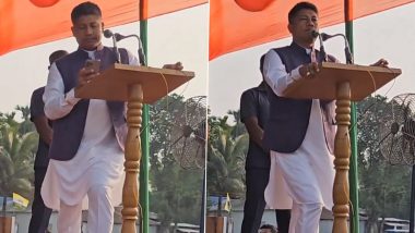 Piyush Hazarika, BJP MLA in Assam, Pauses Speech for Azan at Election Rally, Video Surfaces