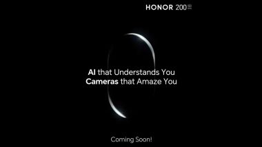 HONOR 200 5G Series With AI Features Confirmed To Launch in India, Date To Be Announced Soon; Check Expected Specifications and Features