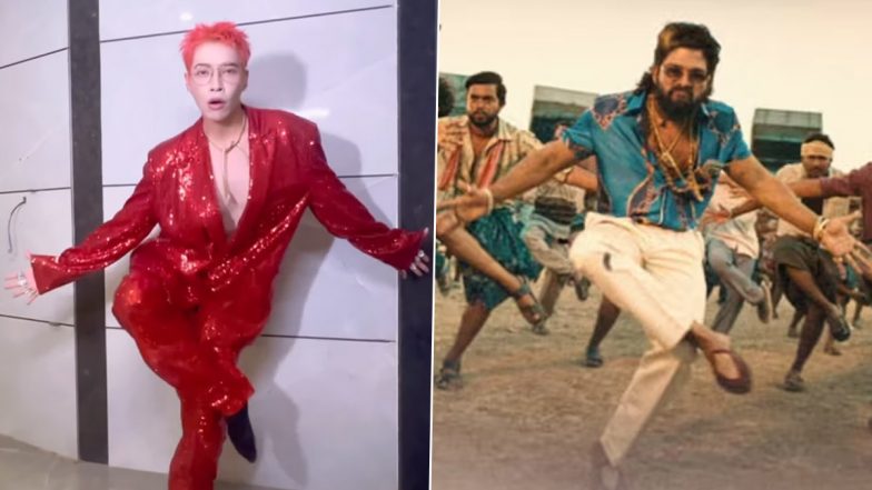 Pushpa 2: South Korean Singer Aoora Aces Allu Arjun’s Hook Step in ‘Pushpa Pushpa’ Track (Watch Video)