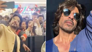 Shah Rukh Khan Lookalike Ibrahim Qadri Sends New Delhi Mall Into Frenzy; Video of Him Taking Selfies and Doing SRK’s Signature Pose Goes Viral (Watch Video)