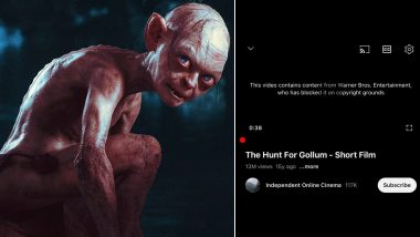 Warner Bros Issues Copyright Strike Against The Hunt for Gollum Fan Film Following Andy Serkis’ Movie Title Announcement