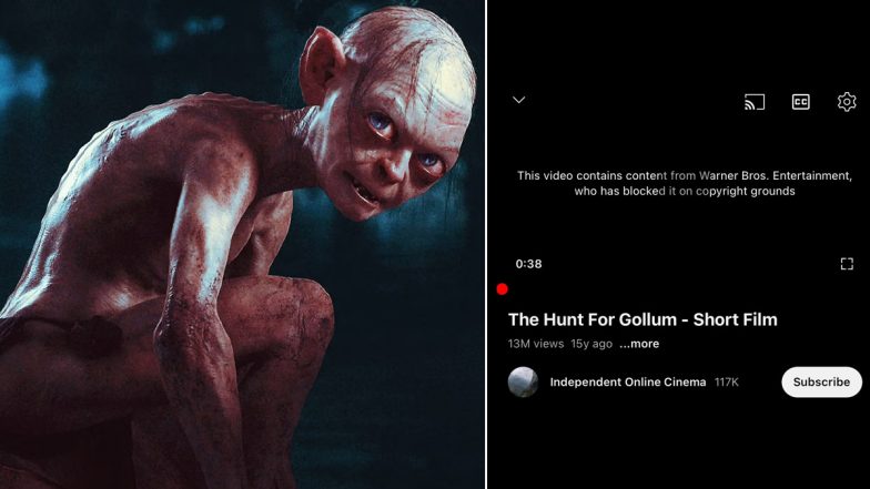 Warner Bros Issues Copyright Strike Against The Hunt for Gollum Fan Film Following Andy Serkis’ Movie Title Announcement