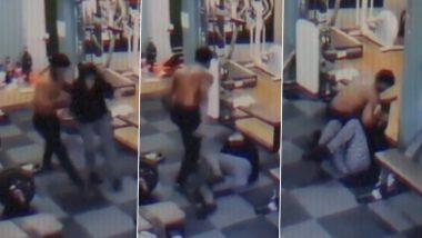 Gym Trainer Thrashes Woman at Ranaghat’s Bodylab Power Gym in West Bengal: Man Physically Abuses Woman, CCTV Video Surfaces
