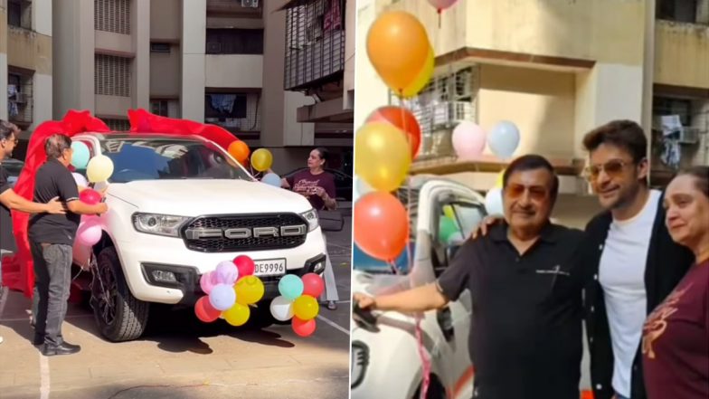 Bigg Boss' Shalin Bhanot Gifts His Dad Car; Check Out Glimpse of the Four-Wheeler (Watch Video)