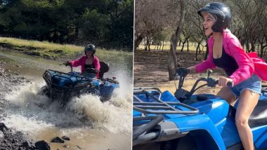 Shehnaaz Gill’s Quad Biking Adventure in Casela, Mauritius Is All About Thrill, Scenic Rides, and Unforgettable Moments! (Watch Video)