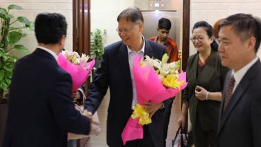 Xu Feihong, Newly-Appointed Chinese Ambassador to India, Arrives in Delhi To Assume Office (See Pics)