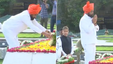 Maharashtra Day 2024: CM Eknath Shinde Pays Tribute to Those Who Sacrificed Their Lives for Samyukta Maharashtra Movement (Watch Video)