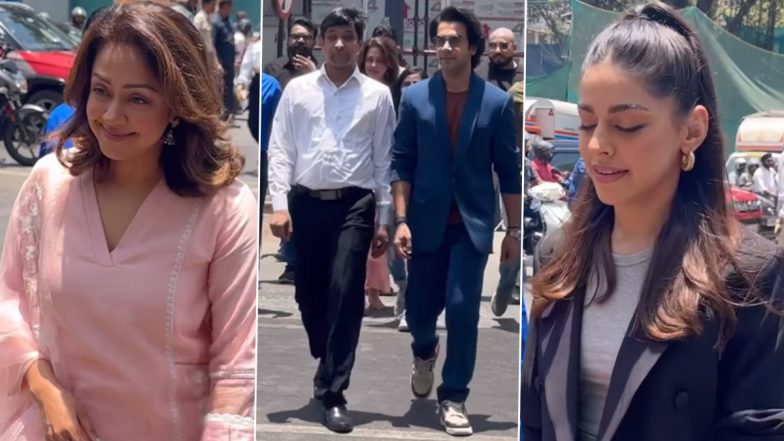 Srikanth: Rajkummar Rao, Srikanth Bolla, Jyothika, and Alaya F Install Beeper Audio Signaling Devices for the Visually Impaired (Watch Video)