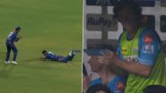Krishnappa Gowtham Takes Sensational Diving Catch to Dismiss Andre Russell During LSG vs KKR IPL 2024 Match, Fielding Coach Jonty Rhodes's Reaction to His Effort Goes Viral (Watch Video)