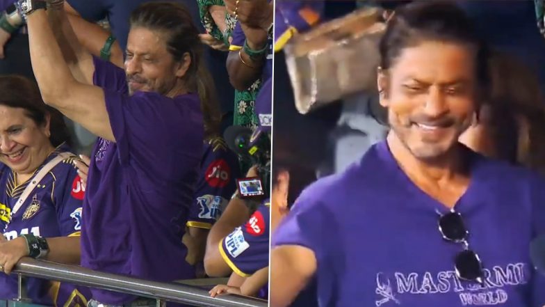 King Khan's KKR Wins IPL 2024! Netizens Celebrate Victory By Sharing Pics and Videos of Shah Rukh Khan From Chennai Stadium