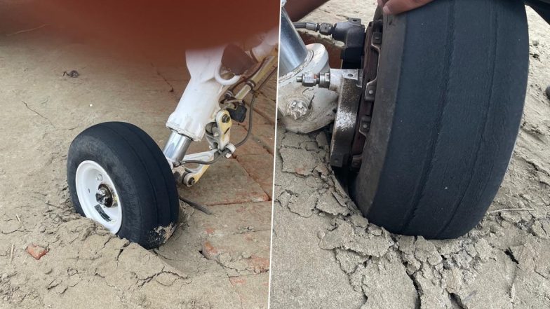 Chirag Paswan Chopper Crash: LJP Chief’s Helicopter Narrowly Escapes Crash in Bihar’s Ujiarpur (See Pics)