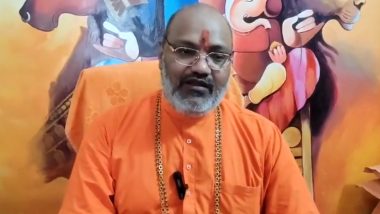 Mahamandaleshwar Yati Narsinghanand Giri Proposes India's Partition on Vedic Principles With No Muslims, Mosque and Madrasas (Watch Video)