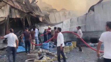 Rajkot Gaming Zone Fire: Nine Killed After Massive Blaze Erupts at TRP Mall's Gaming Zone, Videos Surface