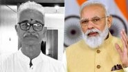 C Velayuthan Dies: PM Narendra Modi, JP Nadda Express Condolences Over Death of BJP's First-Ever MLA in Tamil Nadu